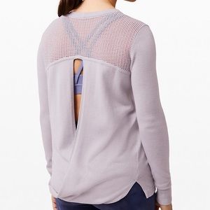 NWOT lululemon back to balance long sleeve
